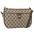Gucci Sac à bandoulière GG Supreme en PVC beige et or 001 115 6106 Auth BA8192 Doré