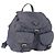 PRADA Backpack Nylon Blue Silver Auth 152888 Silvery