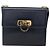 Borsa a Spalla Gancini in Pelle Salvatore Ferragamo Blu Navy Oro Auth 149086 D'oro - vista 13