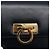 Borsa a Spalla Gancini in Pelle Salvatore Ferragamo Blu Navy Oro Auth 149086 D'oro - vista 17