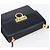 Borsa a Spalla Gancini in Pelle Salvatore Ferragamo Blu Navy Oro Auth 149086 D'oro - vista 6