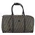 Borsa Boston in tela Zucca FENDI PVC Nero Marrone Auth 146507