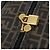 Borsa Boston in tela Zucca FENDI PVC Nero Marrone Auth 146507 - vista 20