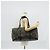 Borsa Boston in tela Zucca FENDI PVC Nero Marrone Auth 146507 - vista 25