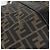 Borsa Boston in tela Zucca FENDI PVC Nero Marrone Auth 146507 - vista 9