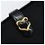 SAINT LAURENT Handtasche Nylon Emaille Schwarz Gold Auth gh1164 Golden - Ansicht 17