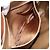 Céline Borsa a Spalla in Tela Macadam CELINE in Pelle PVC Marrone Oro Auth 149190 D'oro - vista 21