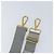 Prada Cinghia Regolabile in Tela 28,7""-48,8"" Grigio Oro Auth am9414 Marrone D'oro - vista 4