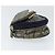 Pochette in tela Trotter Christian Dior blu navy oro Auth 149216 D'oro - vista 4