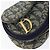 Pochette in tela Trotter Christian Dior blu navy oro Auth 149216 D'oro - vista 9