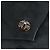Pochette Chrome Hearts Suede Grigio Auth 140404M Marrone - vista 8