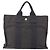 Hermès HERMES Handtasche Her Line PM Canvas Grau Auth 150368 Braun - Ansicht 3