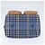 Autre Marque Burberrys Nova Check Schultertasche aus PVC-Leder Blau Gold Auth 145629 Golden - Ansicht 5
