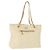Tote PRADA Kettentasche Nylon Elfenbein Gold Auth 150390 Golden Roh