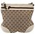 Borsa Pretty Sherry Line in tela GG Gucci beige e oro 257065 Auth 151008 D'oro - vista 13