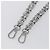 LOUIS VUITTON Cinghia a catena in metallo 60 cm Argento LV Auth 150648 - vista 3