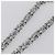 LOUIS VUITTON Cinghia a catena in metallo 60 cm Argento LV Auth 150648 - vista 4