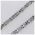 LOUIS VUITTON Cinghia a catena in metallo 60 cm Argento LV Auth 150648 - vista 8