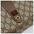 GUCCI GG Supreme Borsa Clutch Sherry Line PVC Beige Oro 89 01 030 Auth 150270 D'oro - vista 17