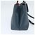 FENDI 2 JOURS Handtasche aus Leder 2 in 1 Blau Silber Authentisch 150363 - vista 3