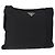 Borsa a Spalla PRADA in Nylon Nero Argento Autentica bs31365