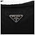 Borsa a Spalla PRADA in Nylon Nero Argento Autentica bs31365 - vista 17
