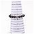 Bracciale in perle Chrome Hearts CH Plus Cross Ball Granato 0,4"" Ag925 Auth 143052M Rosso - vista 12