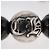 Bracciale in perle Chrome Hearts CH Plus Cross Ball Granato 0,4"" Ag925 Auth 143052M Rosso - vista 13