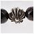 Bracciale in perle Chrome Hearts CH Plus Cross Ball Granato 0,4"" Ag925 Auth 143052M Rosso - vista 15