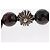 Bracciale in perle Chrome Hearts CH Plus Cross Ball Granato 0,4"" Ag925 Auth 143052M Rosso - vista 16