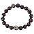 Bracciale in perle Chrome Hearts CH Plus Cross Ball Granato 0,4"" Ag925 Auth 143052M Rosso - vista 2