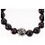 Bracciale in perle Chrome Hearts CH Plus Cross Ball Granato 0,4"" Ag925 Auth 143052M Rosso - vista 3