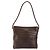 Gucci Borsa a Spalla in Pelle Marrone Argento Auth 151611 - vista 2