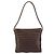 Gucci Borsa a Spalla in Pelle Marrone Argento Auth 151611 - vista 3