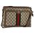 Borsa Sherry Line GG Supreme Web di GUCCI in PVC beige e oro 904 02 013 Auth ep12043 D'oro