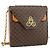 Céline Borsa a Spalla in Tela Macadam CELINE in Pelle PVC Marrone Oro Auth 154706 D'oro