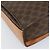 Céline Borsa a Spalla in Tela Macadam CELINE in Pelle PVC Marrone Oro Auth 154706 D'oro - vista 12