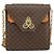 Céline Borsa a Spalla in Tela Macadam CELINE in Pelle PVC Marrone Oro Auth 154706 D'oro - vista 2