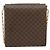 Céline Borsa a Spalla in Tela Macadam CELINE in Pelle PVC Marrone Oro Auth 154706 D'oro - vista 3