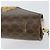 Céline Borsa a Spalla in Tela Macadam CELINE in Pelle PVC Marrone Oro Auth 154706 D'oro - vista 7