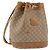 Céline Borsa a Spalla in Tela Macadam CELINE Beige Auth BA8004