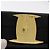 Borsa a Spalla Vala in Pelle Nera e Oro Salvatore Ferragamo Auth ka135 Nero D'oro - vista 9