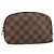 LOUIS VUITTON Pochette Cosmetica PM Damier Ebene N47516 Auth LV 152666