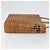 Borsa a Mano FENDI Rattan Marrone Oro Auth ka098 D'oro - vista 3