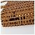 Borsa a Mano FENDI Rattan Marrone Oro Auth ka098 D'oro - vista 6