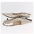 LOUIS VUITTON Schuhe Leder Canvas 2 Set Silber Weiß LV Auth th6500 - Ansicht 10