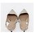 LOUIS VUITTON Schuhe Leder Canvas 2 Set Silber Weiß LV Auth th6500 - Ansicht 14