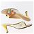 LOUIS VUITTON Schuhe Leder Canvas 2 Set Silber Weiß LV Auth th6500 - Ansicht 5