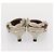 LOUIS VUITTON Schuhe Leder Canvas 2 Set Silber Weiß LV Auth th6500 - Ansicht 9