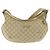 Borsa a Spalla Gucci GG Canvas Sherry Line Beige Oro 181092 Auth 150514 D'oro - vista 2